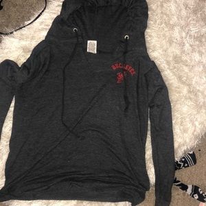 PINK ohio state hoodie